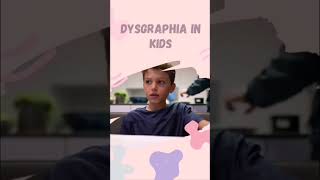 Dysgraphia in Children | writing difficulties | #shorts