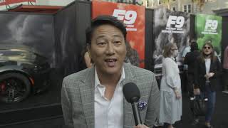 Sung Kang arrives at the  F9: Fast and Furious 9  - World Premiere