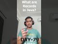 What are Records in Java? #java #interview #interviewtips