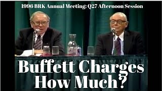 Here's How Much Warren Buffett Charges Managers For Capital (1996 Q27 pm)