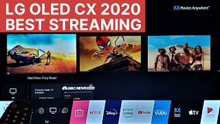 LG OLED CX GX Best Video Streaming Apps Performance Review