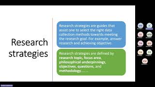 Lesson 3 | Research strategies, Time horizons, and Data collection