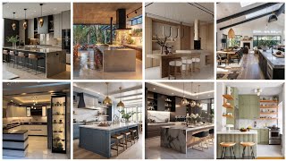 2025 Modern Breathtaking Open Kitchen Design |Modular And Acrylic Open Kitchen Cabinets And Shelves