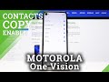 How to Copy Contacts in Motorola One Vision - Transfer Numbers from SD Card