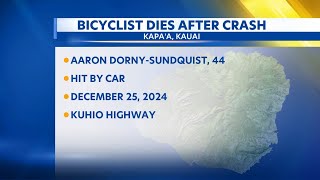 Kapa‘a car accident claims bicyclist’s life