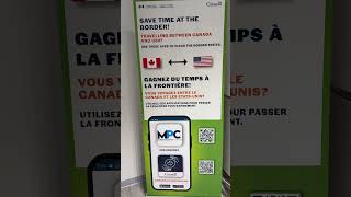 Pro Tip travelling  from Canada to USA download the MPC App #canada ￼#usa #travel #airport #lasvegas