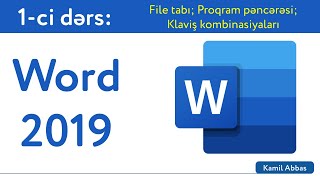 Mövzu 7. MS Word 2019. Birinci hissə. Dərsdən videoyazı