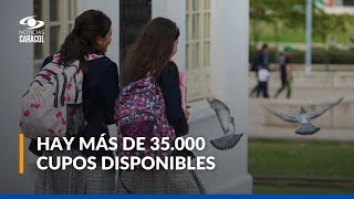 Más de 35.000 cupos en colegios públicos de Bogotá están disponibles: ¿cómo acceder a ellos?