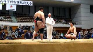 第25回　高校相撲弘前大会　団体決勝