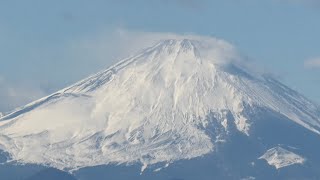 #行ってきた #すごい #きれい #くっきり #雪も #富士山 #ベスト #スポット #稲村ヶ崎 ここ何日の#天気と#寒さのおかげ #綺麗に撮れました