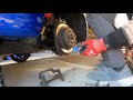 Replacing rear brake pads and rotor. PowerStop Z23. 2014-2020 Lexus IS300 F-Sport