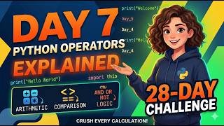 Python Operators Explained: Arithmetic, Comparison & Logic (Day 7)
