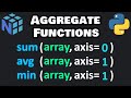 NumPy aggregate functions are easy! 📊