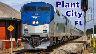 8 Amtrak Trains in Downtown Plant City!