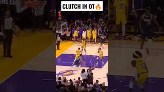 Luka Doncic CLUTCH in OT in Los Angeles 🔥 #shorts NBA