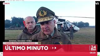 General Yáñez tras crimen de funcionarios: "matar un carabinero es matar el alma de Chile"