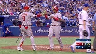 LAA@TOR: Angels strike first on Cowart's RBI single