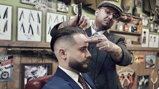 💈 ASMR BARBER - How a barber can change your day - UNDERCUT & BEARD TRIM TUTORIA