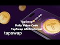 Video Code - TapSwap AMA internal: Launch Dates, Token Conversion, Mining, and Future Features!