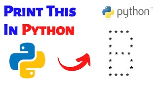 How to print 'B' letter pattern of stars using Python | Python Pattern Programs | Learnonpy |