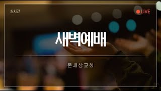 20241213 온세상교회 새벽기도 라이브 방송