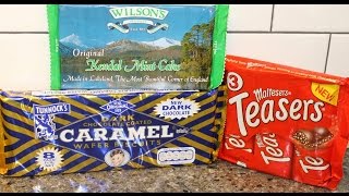 Wilson’s Kendal Mint Cake, Tunnock’s Dark Chocolate Caramel Wafer Biscuits \u0026 Maltesers Teasers