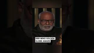 indian movie rrr wins a golden globe award for the song Natu Natu #Shorts