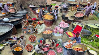 Biggest and Amazing Marriage ceremony in Afghanistan | Cooking kabuli pulao | Afghani village foods