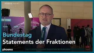 Bundestag: Aktuelles aus den Fraktionen