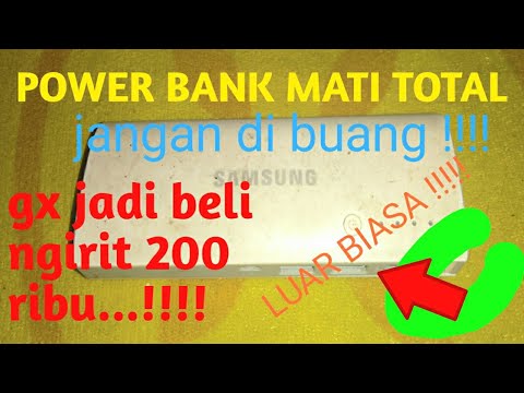 Cara Memperbaiki Power Bank Mati Total ( Repair Power Bank ) - YouTube