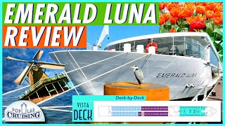 Experience a NETHERLANDS River Cruise 🇳🇱 Emerald LUNA Review and Deck-By-Deck Tour ~ Emerald Cruises