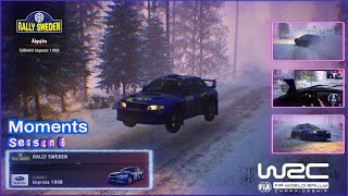 EA SPORTS WRC Onboard Moments Season 6 Snow... Rally Sweden Algsjon ( Wheel cam-Foot cam )