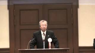 10th.『ぼうさい甲子園』表彰式・発表会  2/14　【主催者挨拶】 河田惠昭