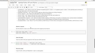 Ophidia Python API, IPython and Matplotlib