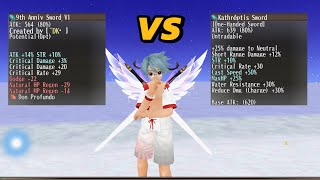 9th Anniv Sword VS Miku ohs (kathreptis sword) - Toram online | Gaming with DK