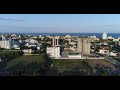 4k hd 360 drone aerial view of mombasa city and county roads