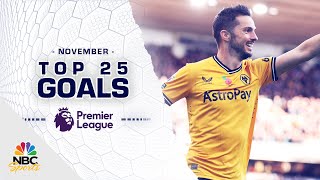 Top 25 Premier League goals of November 2023 | NBC Sports