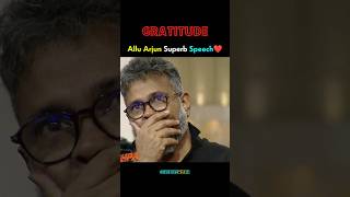 Allu Arjun Emotional speech🥺💯