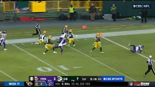 Darnell Savage Pick 6 vs. Vikings | NFL Week 17