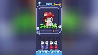 Pixel Flow Level 258 Solution Walkthrough
