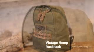 Greenburry Rucksack Vintage Hemp 5921