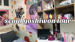 $400/month seoul korea room / goshiwon tour 고시원 투어 ~kpop fan edition~