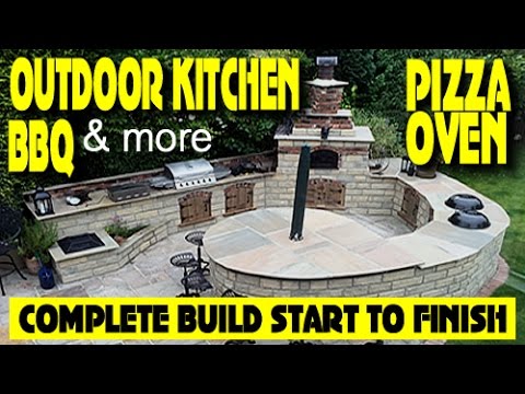 HOW TO BUILD AN OUTDOOR KITCHEN, BBQ, PIZZA OVEN, 14 DAY FULL BUILD HOW TO BUILD AN OUTDOOR KITCHEN, BBQ, PIZZA OVEN, 14 DAY FULL BUILD