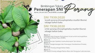 Bimtek Penerapan Standar Porang