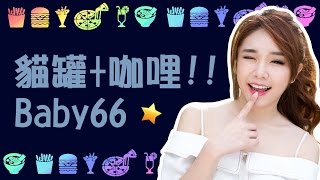 【Baby66】食況中 - 貓咪的罐罐時間 + 66的綠咖哩與小泡芙 2016/09/28