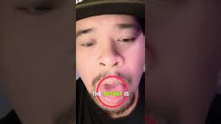 How to Make Tiny Bubbles with Your Mouth!