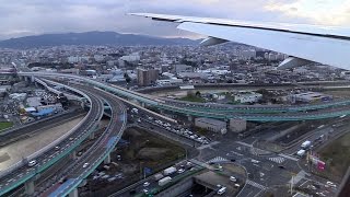 30万回再生！大都市福岡上空を旋回着陸!!! 羽田発福岡行 離陸から着陸まで Japan Airlines B777 Haneda- Fukuoka [機窓2014]