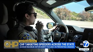 Drivers across California ticketed for speeding during 24-hour crackdown