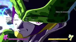 DRAGON BALL FighterZ Perfect Cell new fullscreen combo , time to guess , patch 1,32