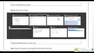 MODULE 8: PYTHON DICTIONARY